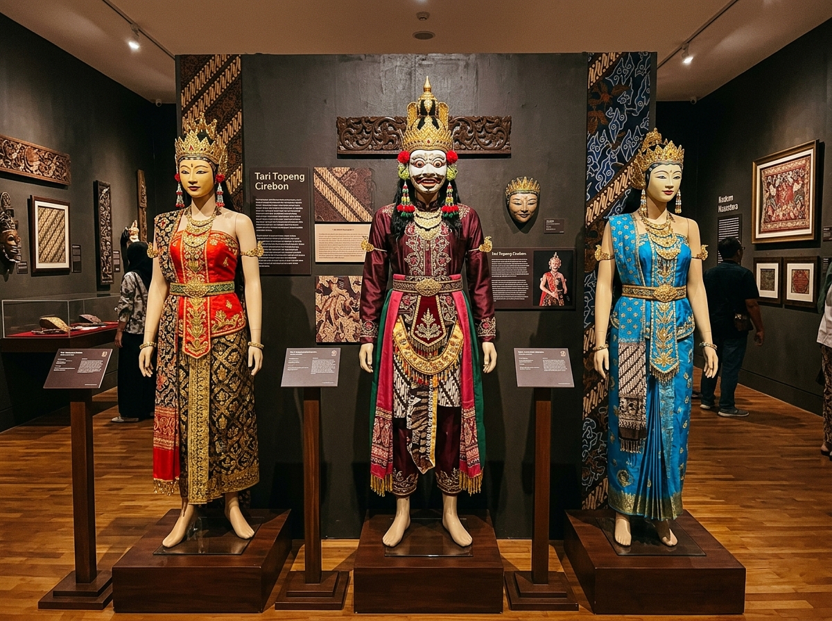 Kostum Tari Topeng Cirebon dan Sanggar Seni Nusantara
